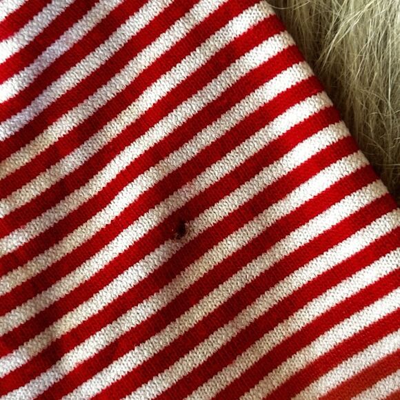 ANGIE Dress Sz S Red White Stripes Strapless Dress Midi Length Summer Tube Top - Picture 10 of 11